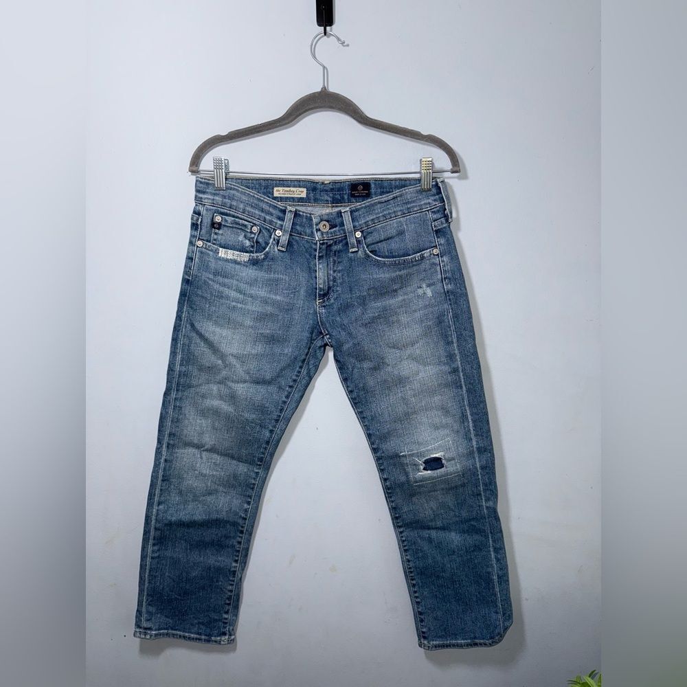 Adriano Goldschmied  AG The Tomboy Crop Relaxed Straight jeans Size 26 EUC